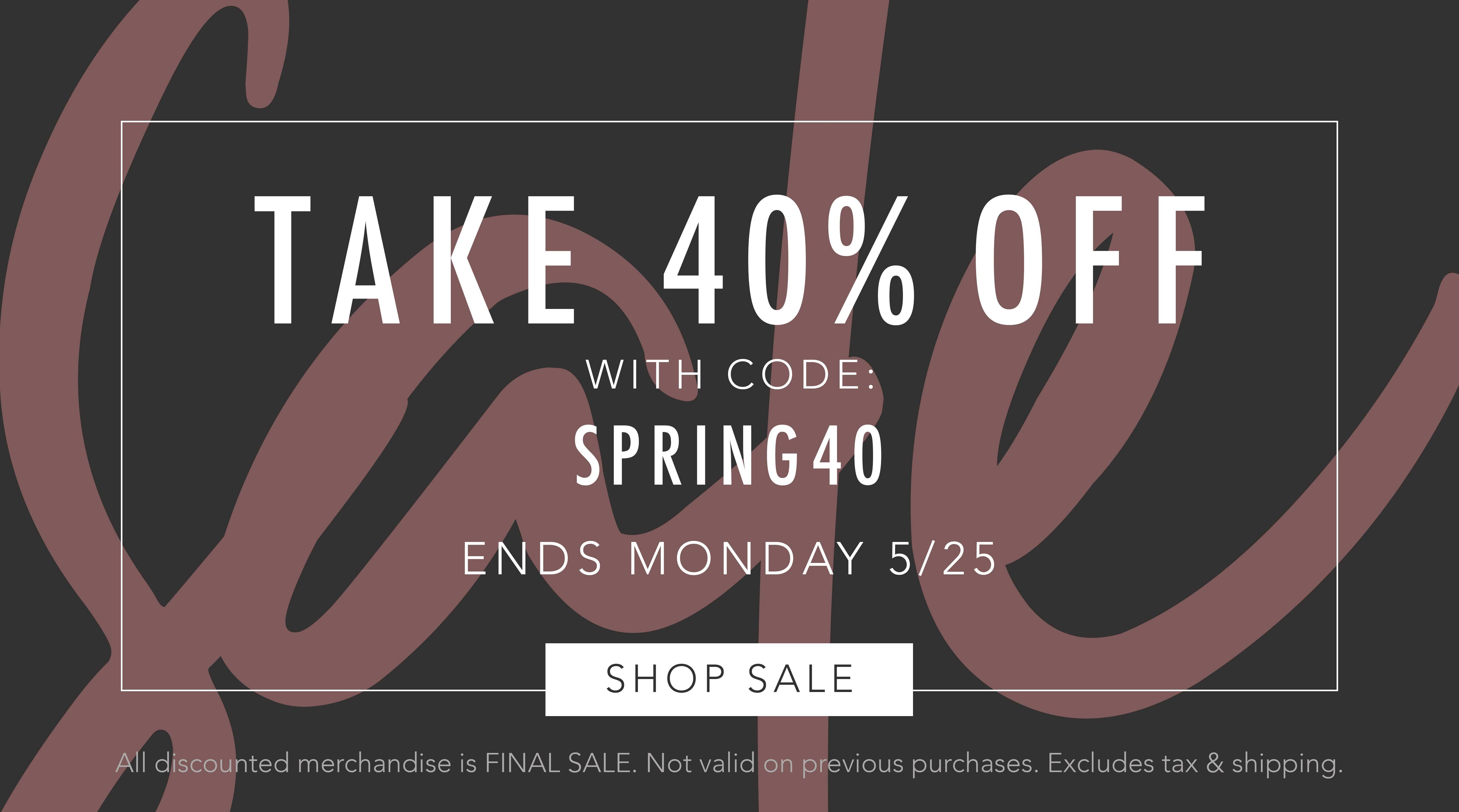 Spring Sale