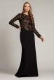 Delphine Beaded Crepe Gown